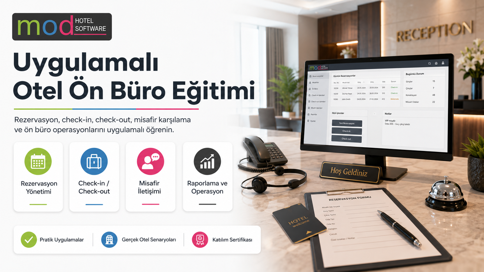 Uygulamalı Otel Ön Büro Eğitimi